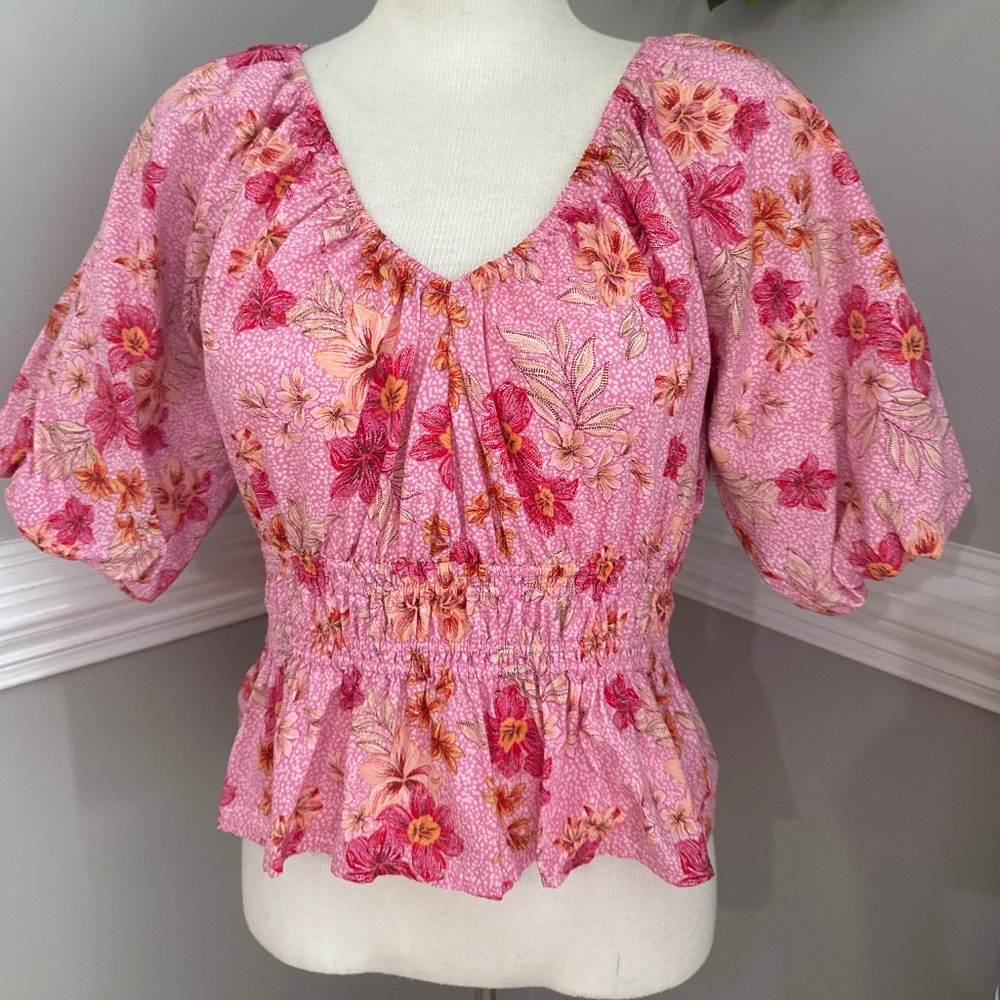 Loft peplum top
